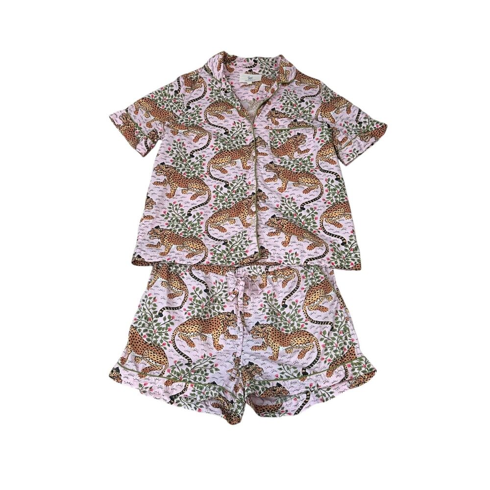 Printfresh Short PJ Set in Bagheera Blush Size S